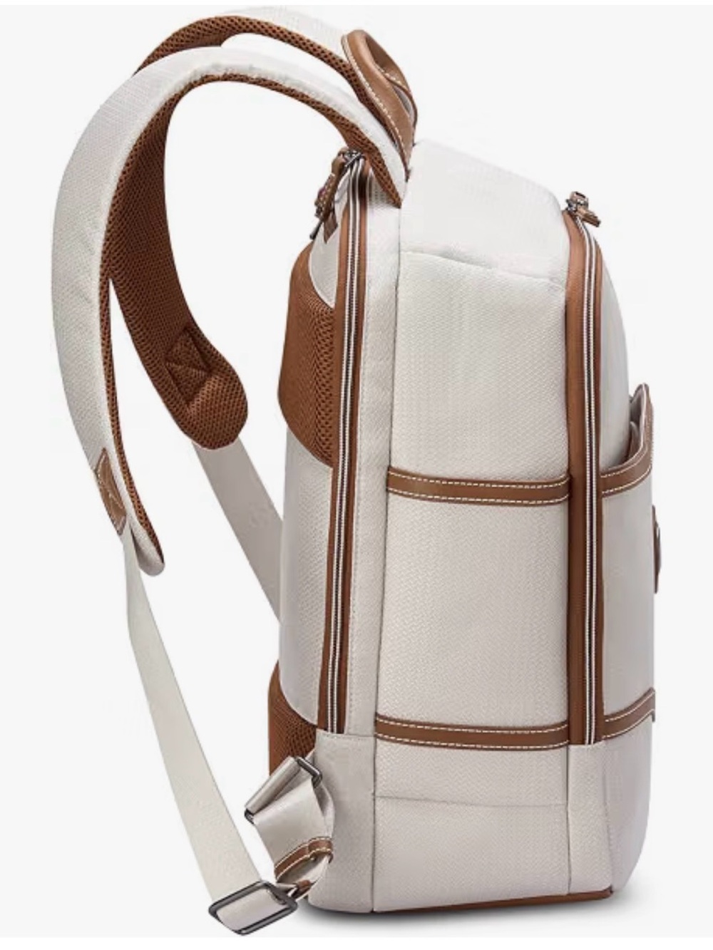 DELSEY Paris Chatelet Air 2.0 Laptop Backpack – Angora (White/ Cream) - Picture 2 of 16